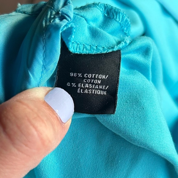 Lafayette 148 New York Blue Straight Leg Pants Size 14 - Picture 4 of 4